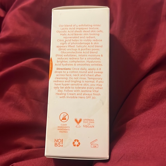 Clark’s 7- Acid Daily Glow Peel 3.3oz - Picture 2 of 5